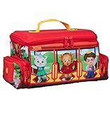 Daniel Tiger's Neighborhood- Insulated Durable Lunch Bag Tote for Kids, Reusable Heavy Duty Lunch Box w Handle and Mesh Pocket for Back to School - Trolley with Friends - Back to School