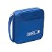 Ksmxos 32 Disc CD/DVD Portable Wallet CD Case Bag Storage Organizer Holder Protective DVD Storage Home Office and Travel Blue