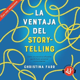 Diseño de la portada del título La ventaja del storytelling