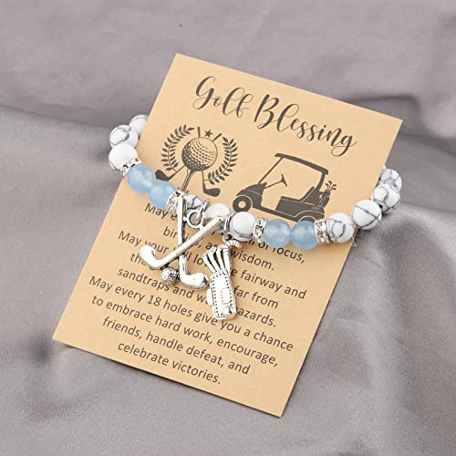 MYOSPARK Golfer Gift Bracelet for Golf Lovers3