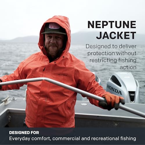 Grundens Men’s Neptune Commercial Fishing Jacket | Waterproof, Adjustable2