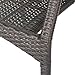 Christopher Knight Home Bridget Outdoor Wicker Stacking Patio Chairs, 2-Pcs Set, Multibrown