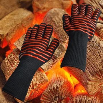 3NH Home1 Pc Oven Bbq Mitts Cut Heat Resistant Gloves-Color 3 : Color 3