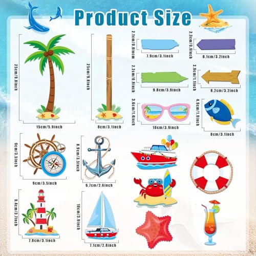 22 imanes decorativos personalizados de crucero para puertas miniatura 2