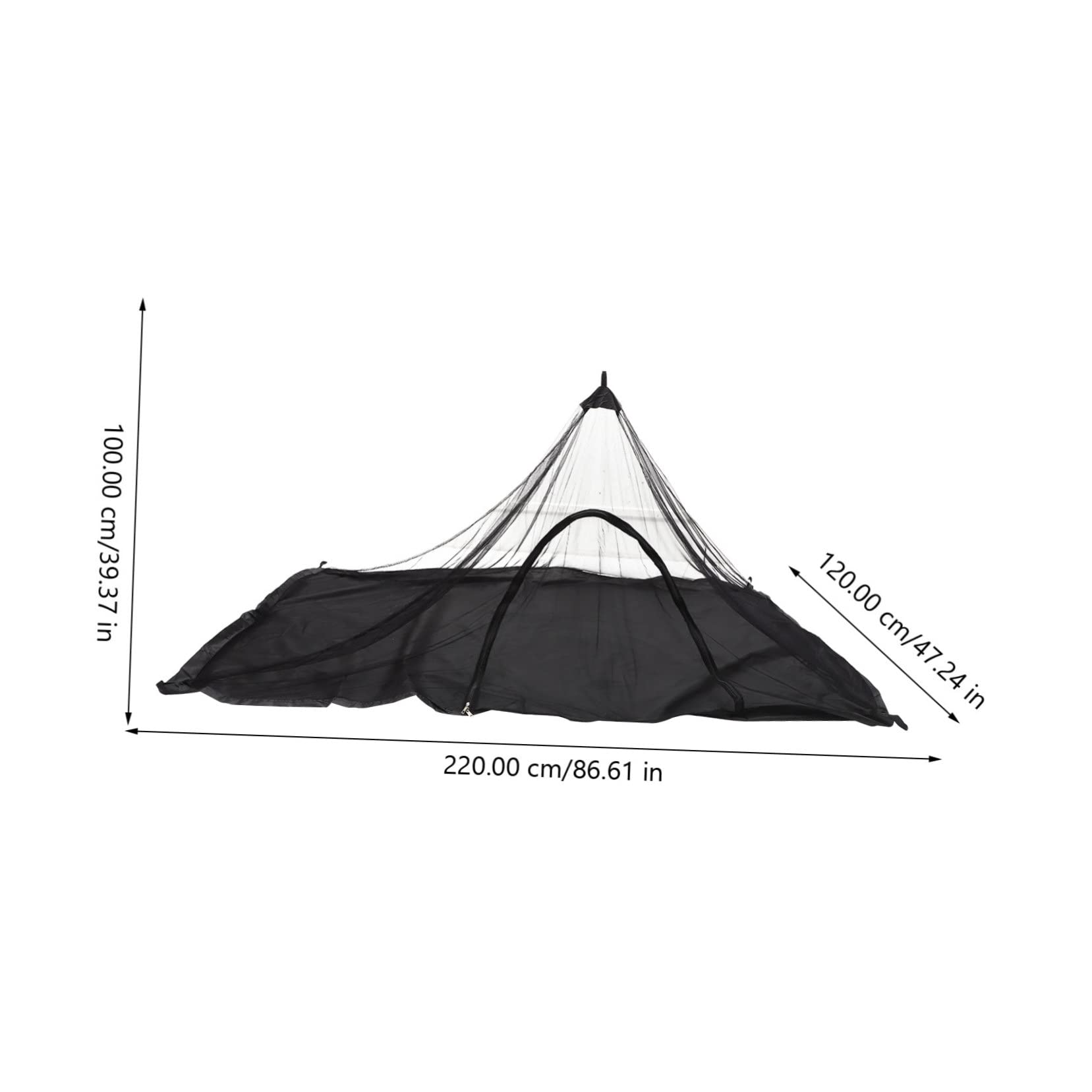 Gadpiparty Mosquitera Portátil Roja para Camping Sola Persona Cremallera para Uso Exteriores para Viajes Al Aire y Protección contra Insectos