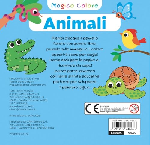 Animali. Magico Colore. Con Pennello Ad Acqua - 2