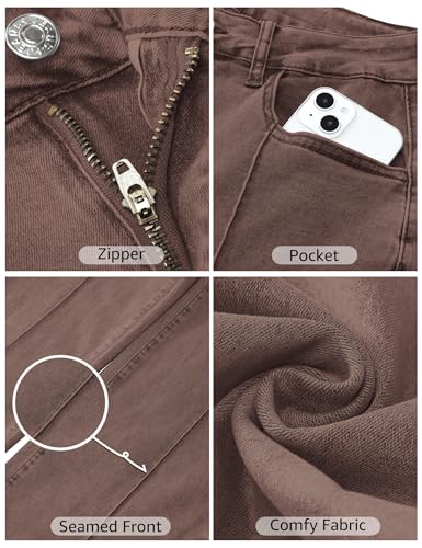 luvamia Wide Leg Jeans for Women Trendy High Waist Straight Leg Baggy Jeans Stretchy Denim Pants Trouser Jeans3