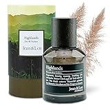 Para hombre Jean & Len Highlands - Perfume para hombre (50 ml, aroma vital, refrescante, refrescante, 50 ml)