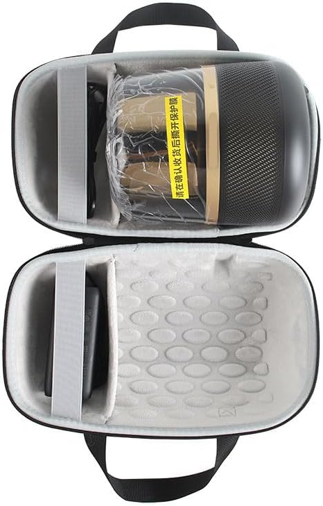 Hard Travel Carrying Case for Harman Kardon Allure Essentia Speaker, Portable Storage Bag Organizer Hard Shell Carrying Shoulder Case Bag Organizers (Gray Lining)