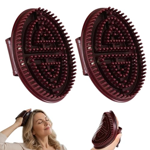 2Pcs Meridian Brush Meridian Massage Brush Magnetic Meridian Brush Meridian Massage Brush for Belly Fat for Belly for Full Body SPA Massager Relaxation