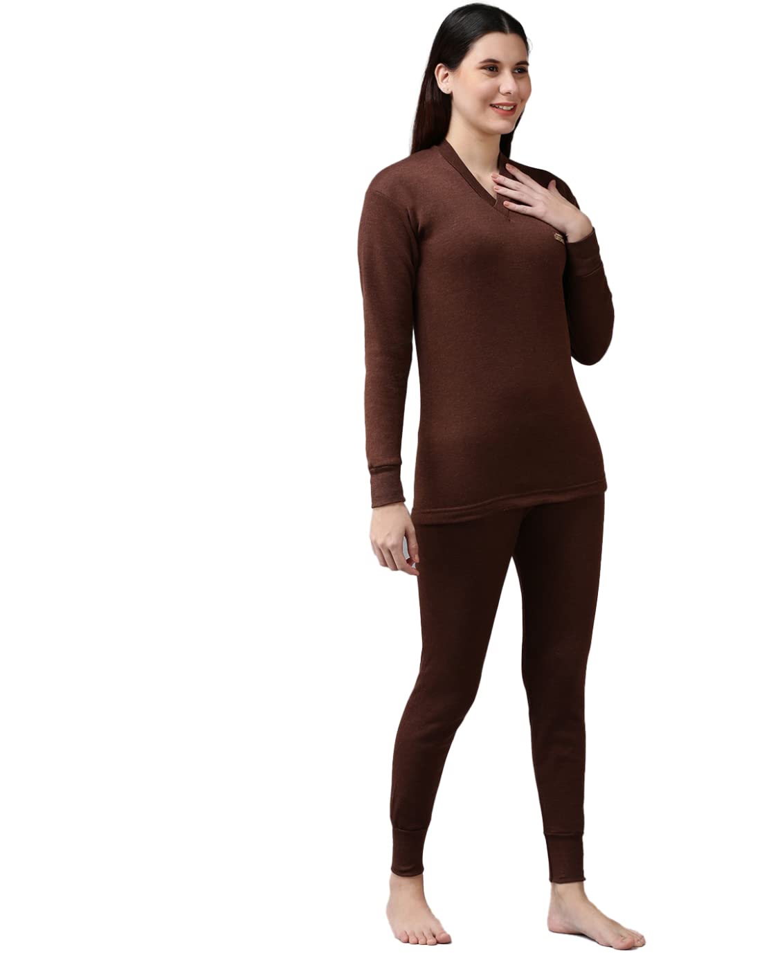 Lux Cott's WoolLux Cottswool Women's Upper and Lower Thermal Set | Thermal Set for Women