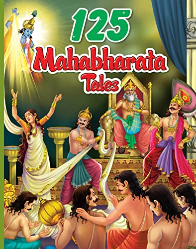 Image of GOLDEN MINDS 125 Mahabharata Tales Book For Kids- Legendary Stories Of Courage, Wisdom &Morals | Dive Into India's Epic History, Mythology & Folktales | Cultural Stories for Kids-(Age 5-18 Years)