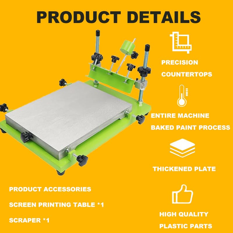 Kit de sérigraphie avec roulements scellés pour éviter les bavures - 4