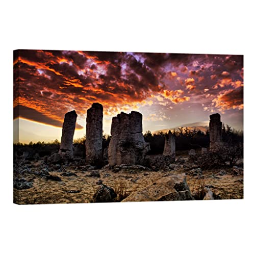 Toile Nature DCL215-2 lumineuse dans le noir pour une ambiance de chambre zen