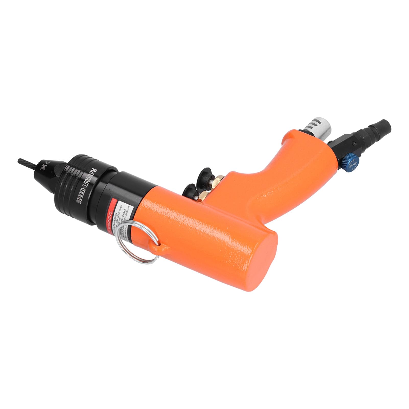 Pistola pneumatica per rivettatura, in acciaio legato resistente, per rivettatura di dadi ad aria compressa, ideale per addetti al fissaggio dei metalli.