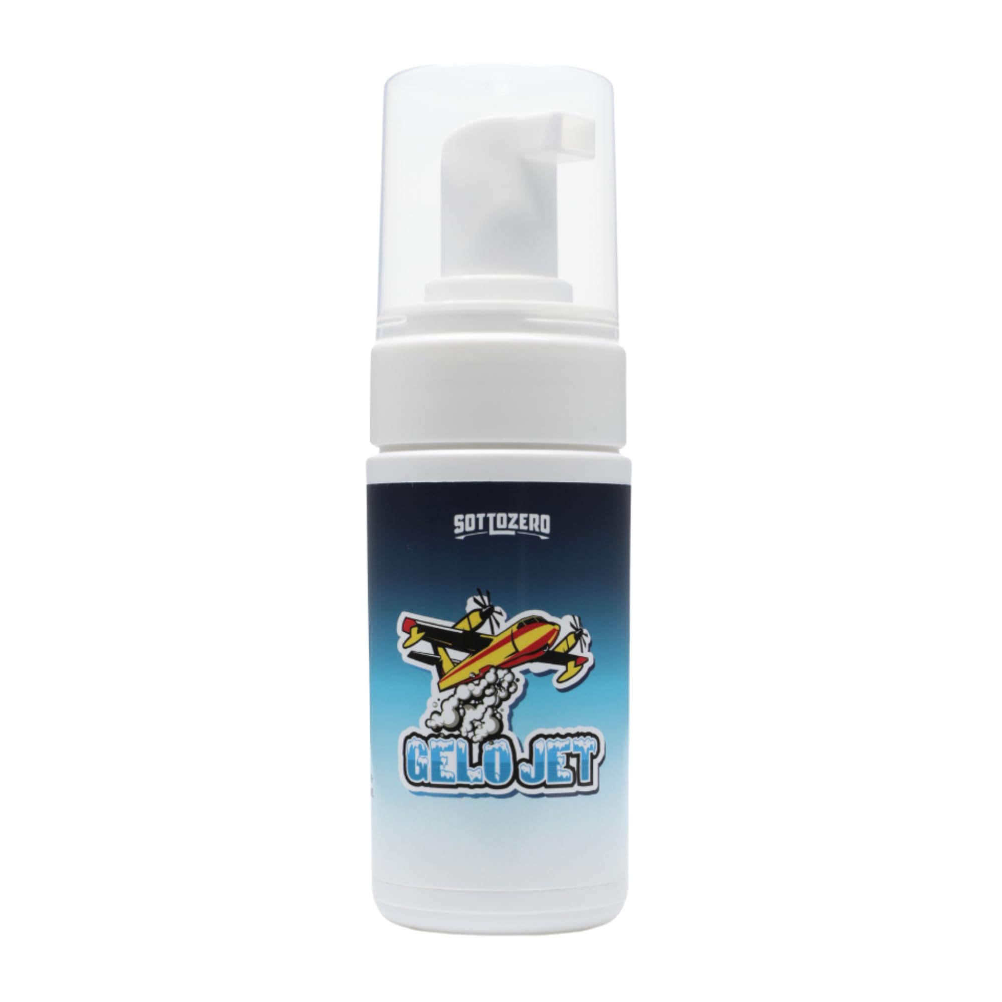 SottoZero® Gelo Jet Schiuma Effetto Freddo 100ml — Gambe Leggere, Fresche e Sgonfie in Secondi | Defaticante Sport | Mentolo 4%