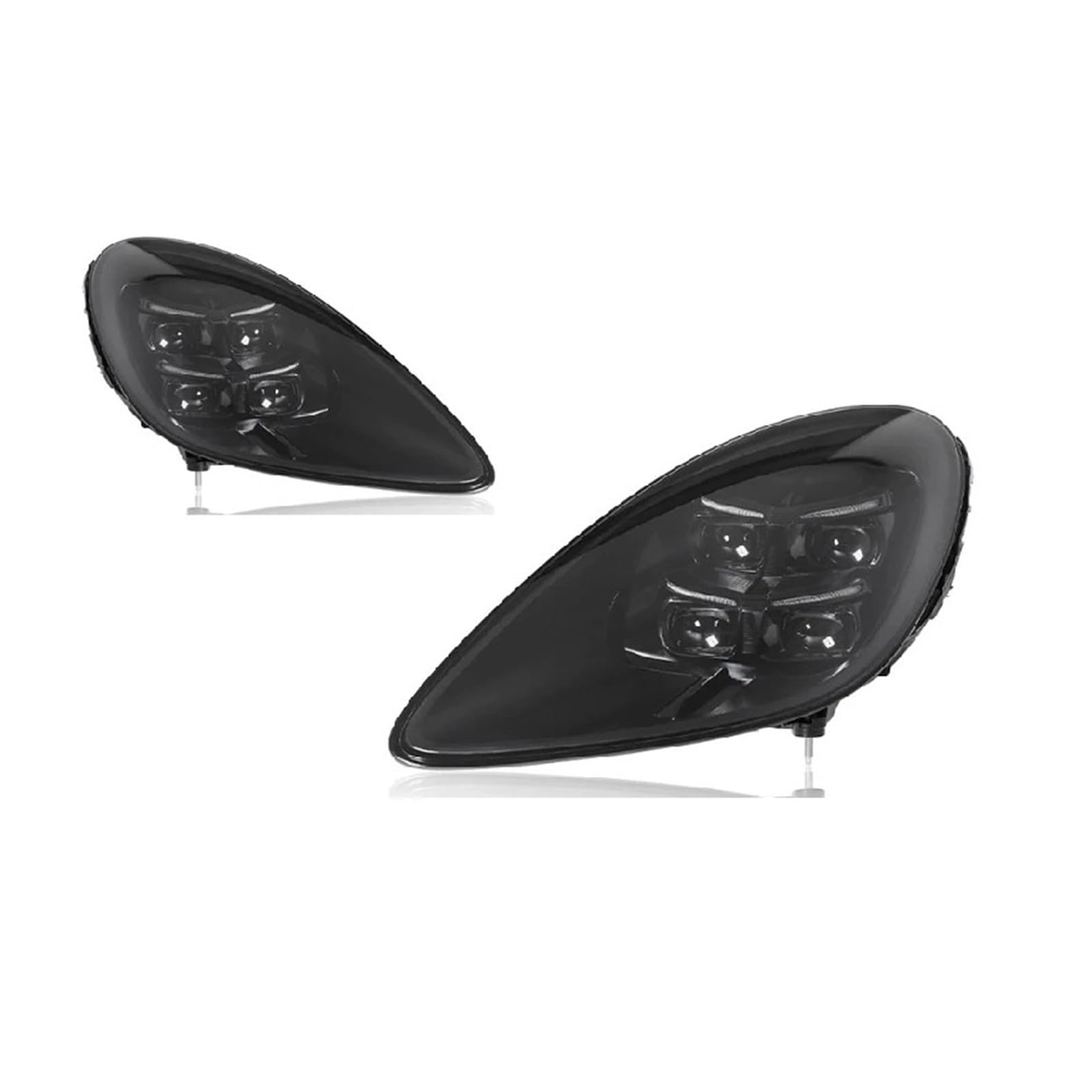 Pasuje do Pors//che Cayman Boxster 16-24 pełna dioda LED DRL reflektor samochodowy montaż sygnał akcesoria samochodowe zmodyfikowana lampa gorące reflektory LED