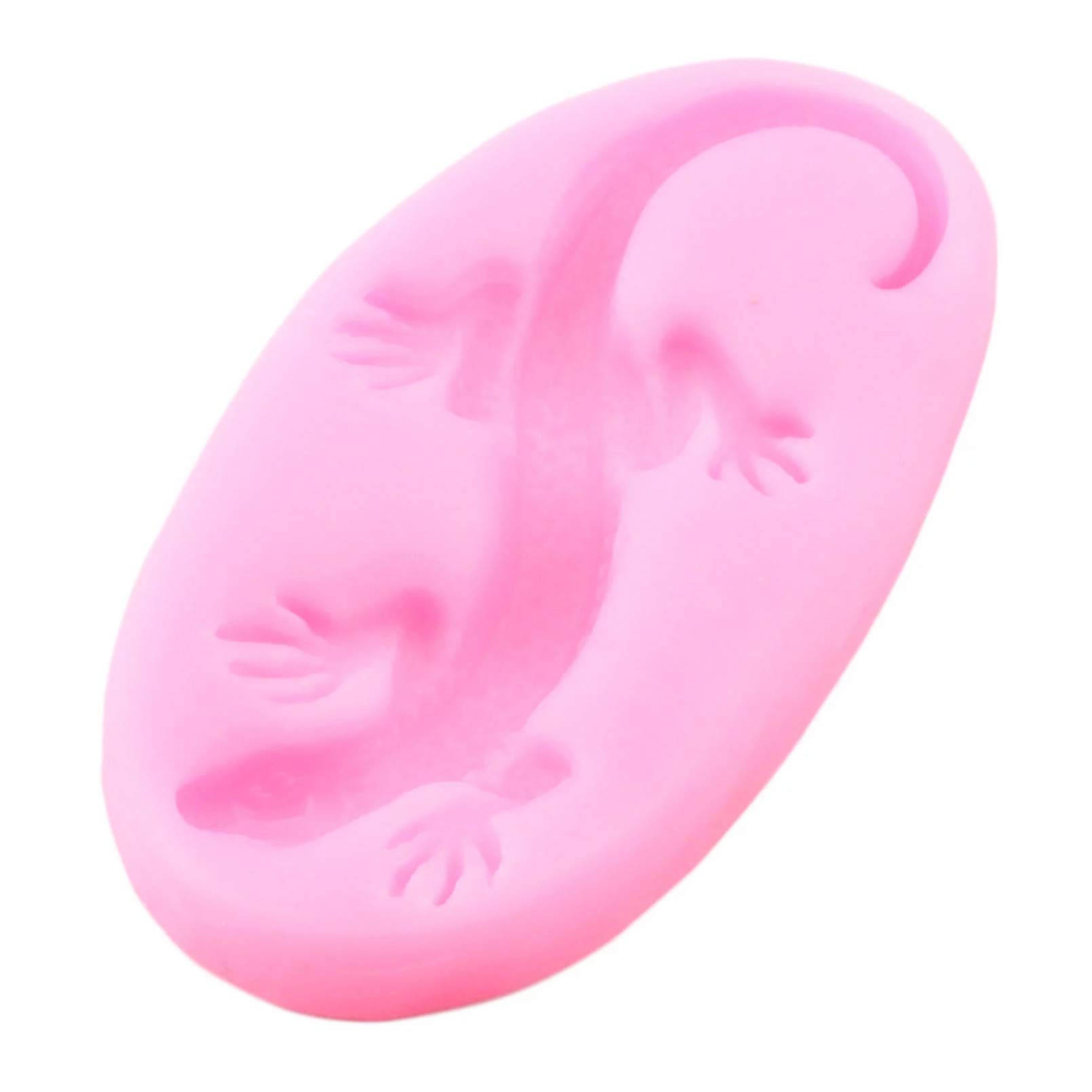 JLZK Hagedis Gecko Siliconen Mold Diy Party Chocolade Bakvormen Cupcake Topper Cake Decorating Tool Polymeer Klei Snoep Mould