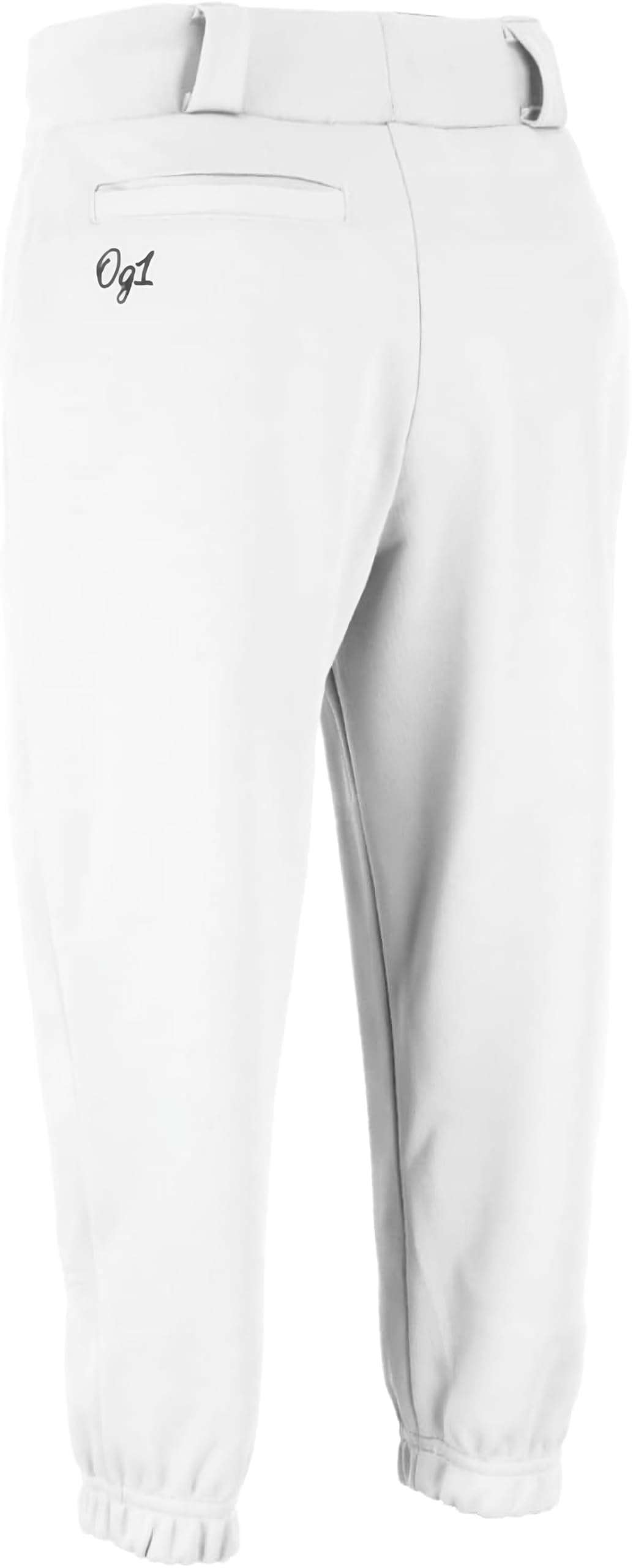 OG1 Premium-Baseballhose für Jugendliche, 100 % Polyester, volle Länge, elastische Unterseite