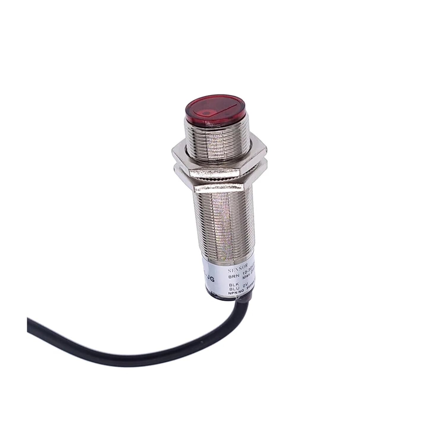 Photoelectric Switch L4183011-JG/NPN L4183013-JG/PNP Detection Range Adjustable Obstacle Avoidance Infrared Laser Beam(PNP NO)