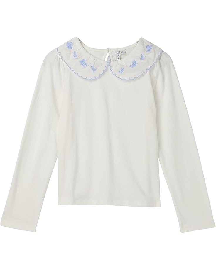Janie and Jack Eyelet Collar Top (Toddler/Little Kid/Big Kid) - Main View