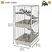 Ferplast Jaula para Hurones FURET Tower, Estructura Vertical en Varios Pisos, Ruedas...