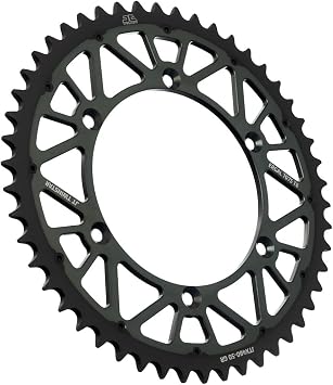 JT Sprockets JTX460.50GR Grey Twinstar Steel/Aluminum Hybrid Rear Sprocket, Single