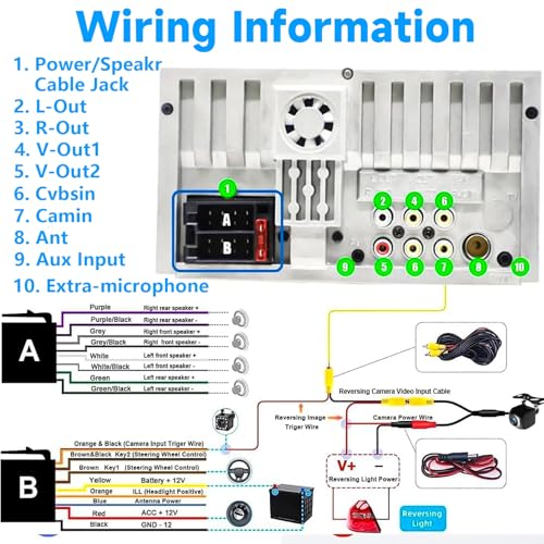 Radio para automóvil con pantalla táctil HD 7 pulg y Bluetooth miniatura 7