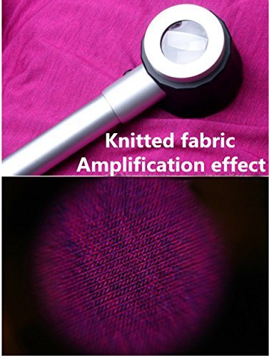 Handheld 10X Magnifier Loupe With Light Scale And 8 Pcs Mini 30X 21Mm Jeweler's Jewelry Loupe #TOP4