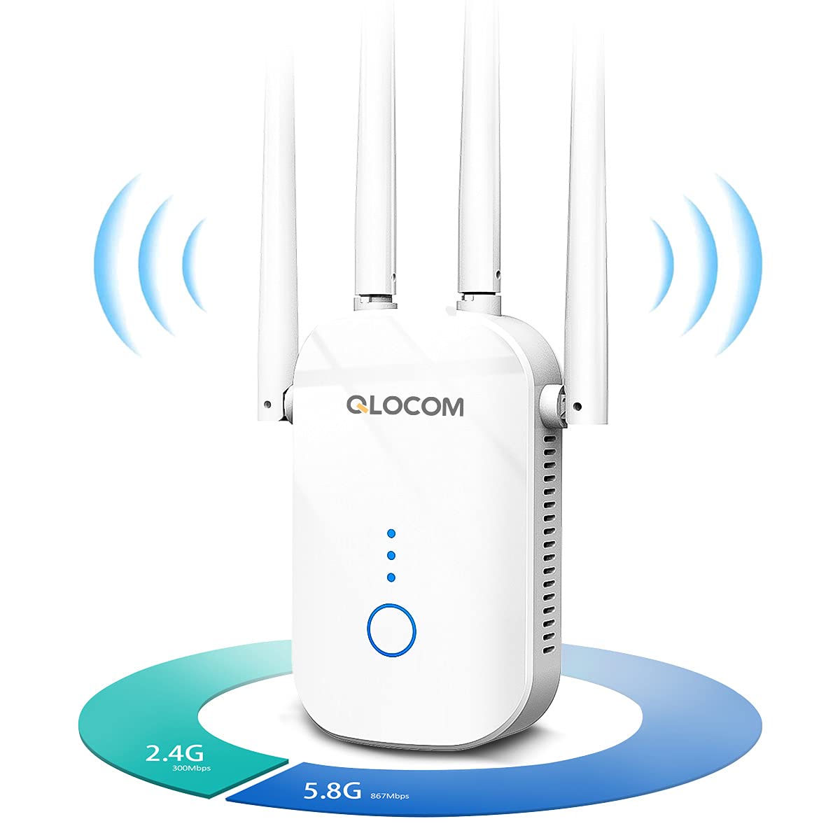 Buy WiFi Extender Booster 1200Mbps WiFi Booster Range Extender