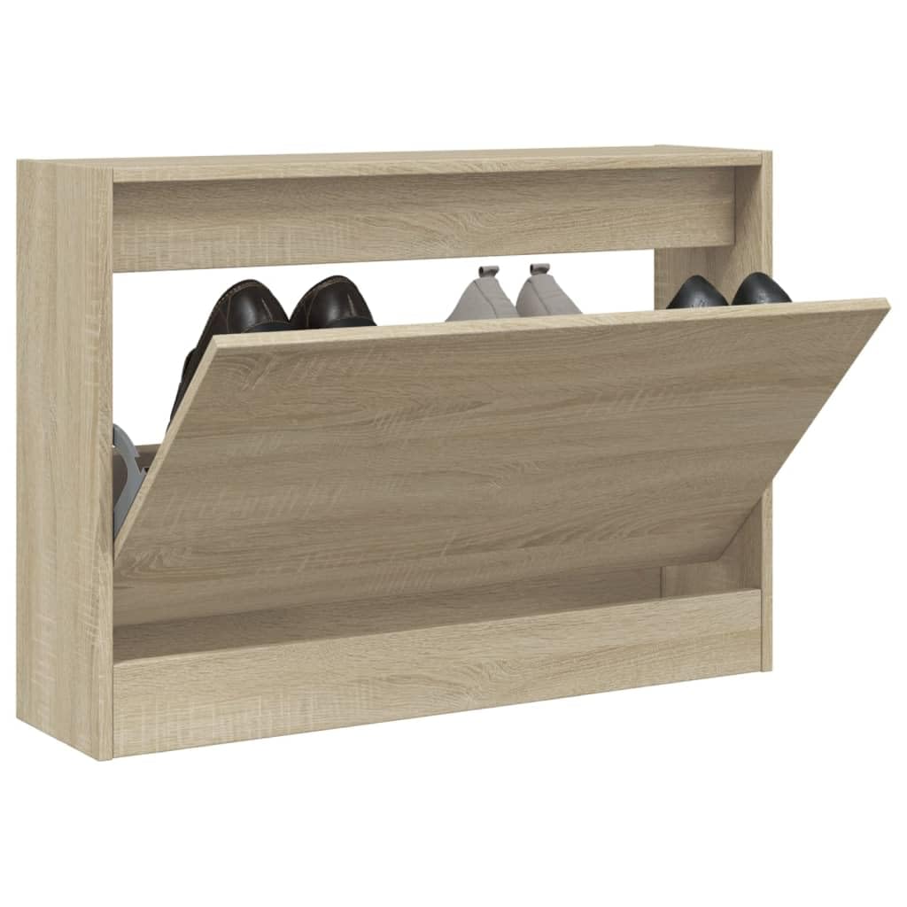 Armoire de rangement pour chaussures en bois d'ingénierie meuble gain de place