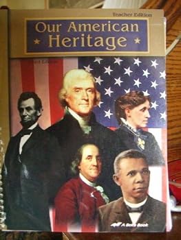 Spiral-bound Our American Heritage Teacher Edition. A Beka Book