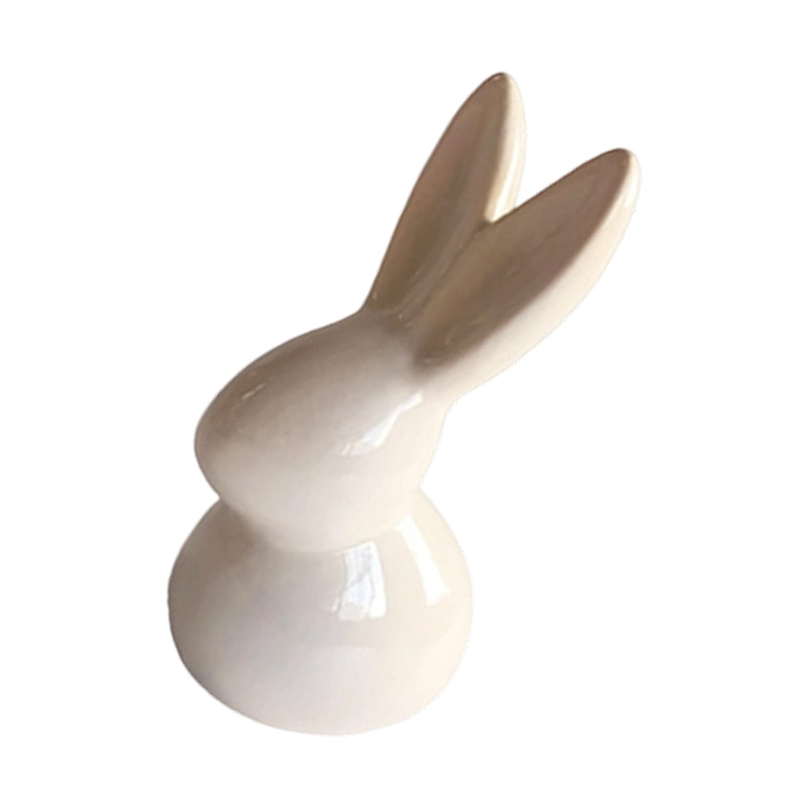 Piceioep Ceramic Rabbits Sculpture Home Decoration Item Contemporary Accessories Ideal for Gift and Space Styling Ceramic Rabbits Figurine