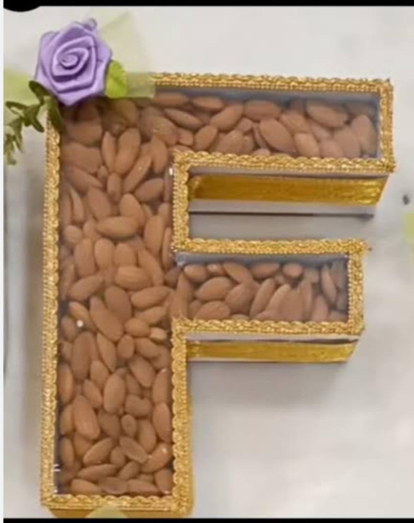 A to Z shaped decorative dry-fruit box crafted for gifting, storage, celebrations, and festive hampers with elegant design and durable build.” (F)-image-15