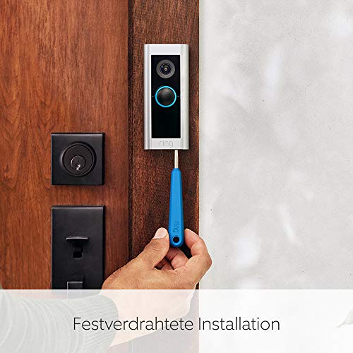 Ring Video Doorbell Pro 2 | Video-Türklingel für deine Haustür | Klingel mit Kamera, HD-Video, 3D-Bewegungserfassung, festverdrahtet, Farb-Nachtsicht | Funktioniert mit Alexa