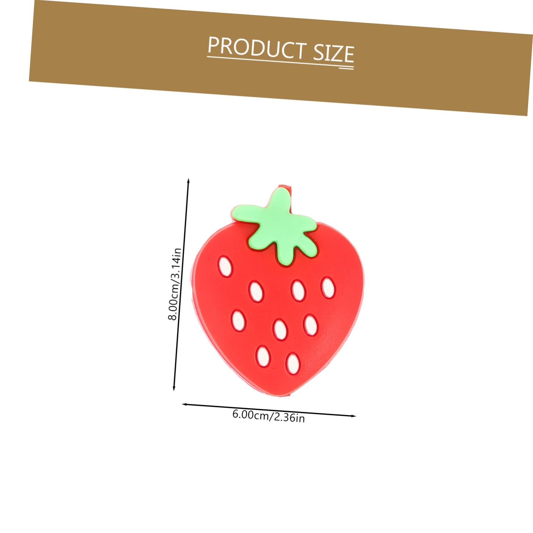 Toddmomy 6Pcs Tennis Racket Vibration Dampeners Silicone Shock Absorbers for Racket Cute Fruit Design Easy to Install Lightweight Tennis Accessories Present for Enthusiasts