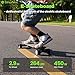 isinwheel V6 Electric Skateboard for Adults Teens, 3 Speed Adjustment, 12 MPH Top Speed, 8 Layers Maple E-Skateboard with Wireless Remote Control, 300W Hub-Motor, 10 Miles Max Range, 264Lbs Max Load