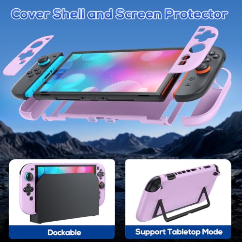Image of [Charge inside] Carrying Case for Nintendo Switch 2 2025 / Switch OLED with Adapter and for Joy Cons Storage, Travel Case with Clear Protective Case for Switch 2 Console