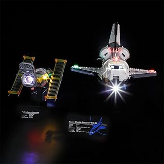 GEAMENT LED Light Kit Compatible with Lego NASA Space Shuttle Discovery - Lighting Set for Creator 10283 Building Model (Lego Set Not Included)