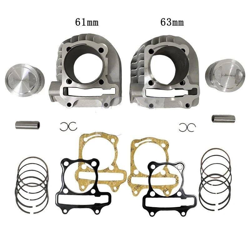 Kit gros cylindre moto joint segments 62.5MM pour une compression maximale - 3