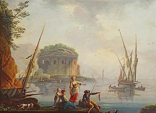 Lienzo de Charles Francois Lacroix para dar un toque clásico y elegante al salón de tu hogar