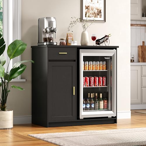 Herture Mini Fridge Cabinet