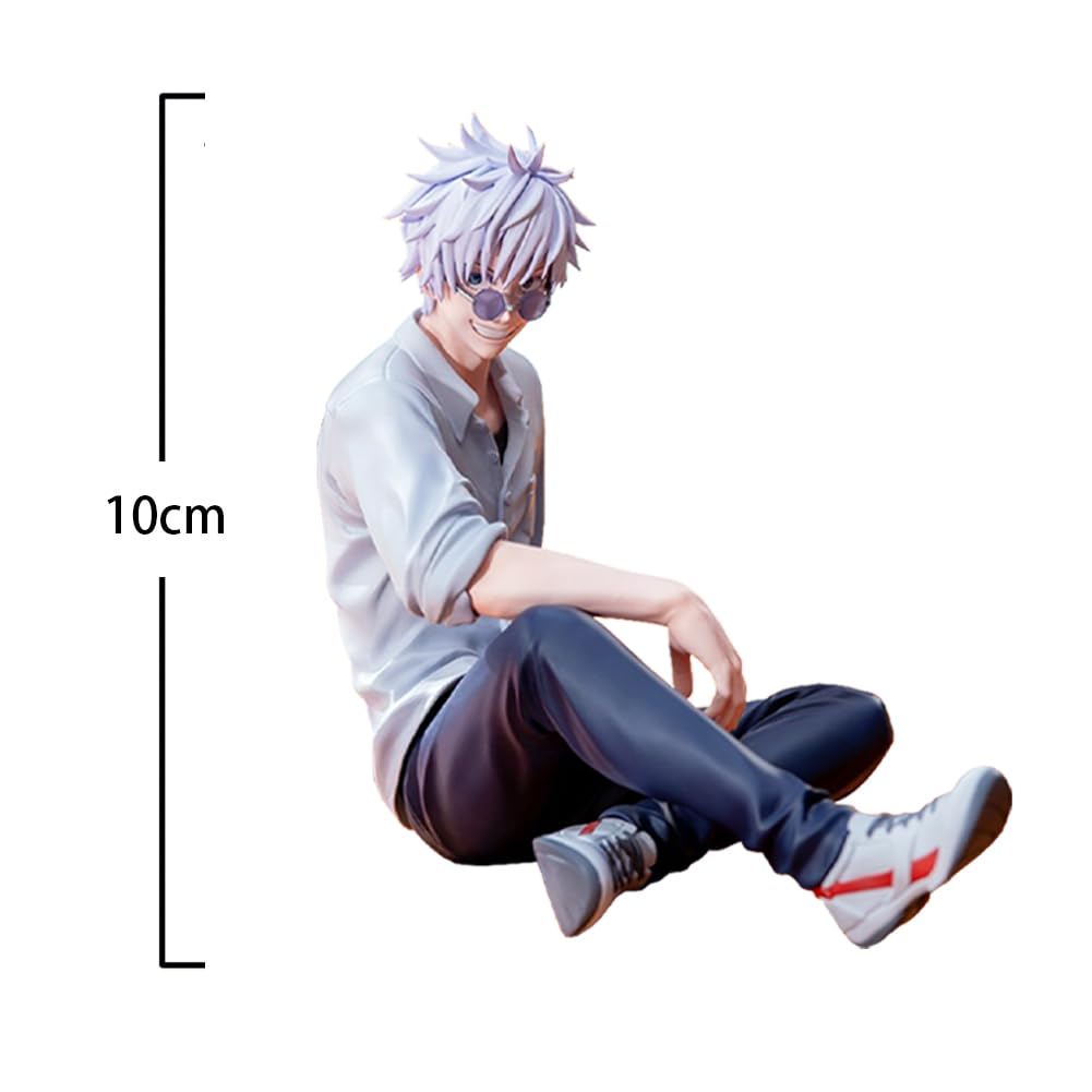 Jiumaocleu Gojo Satoru Figür Heykel - 20 cm JJK Figür Anime Aksiyon Figürü Model Heykel El