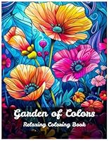 Bloom & Relax: A Flower Coloring Book for Stress Relief B0F6BPPNH2 Book Cover