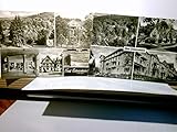  Bad Liebenstein. 2 x Alte Ansichtskarte / Postkarte / Mehrbildkarte s/w gel. ca 1974 u.ungel., Kurhaus, Altenstein, Kurheime Bernhard u. Olga, Wandelhalle, Postamt uvm.