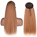 Kinky Straight Drawstring Ponytail pelo Extensiones 56CM Para mujeres negras YAKI rizado extensión de pelo ponytail kinky peluca recta 22inch