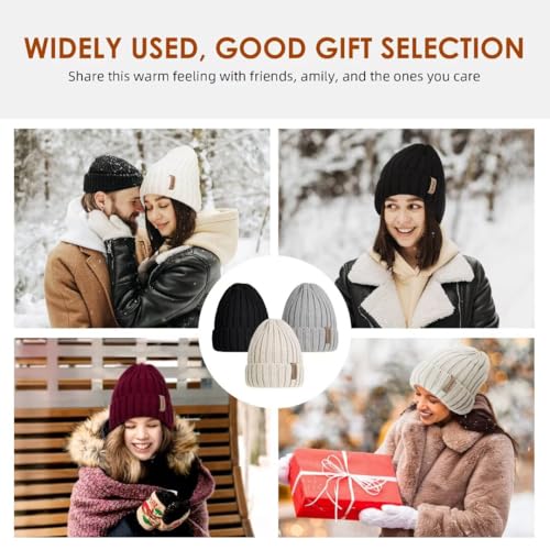 SENPUKI Gorro de Invierno para Mujer 3 Piezas miniatura 7
