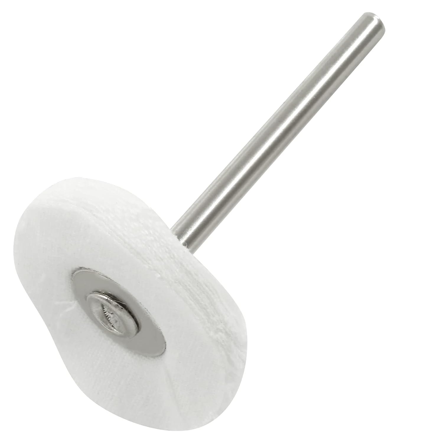 DIY Crafts 5 Pcs White, Little Buffer Wheels Brush Buffing and Polishing Wheel for Rotary Drill Tools White, 2.3mm Mandrel Polishing Tools For DIY Works (5 Pcs White)-image-15