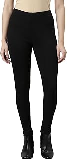 go colors Women's' Casual Style Solid Mid Rise Warm Suede Legging-picture-27