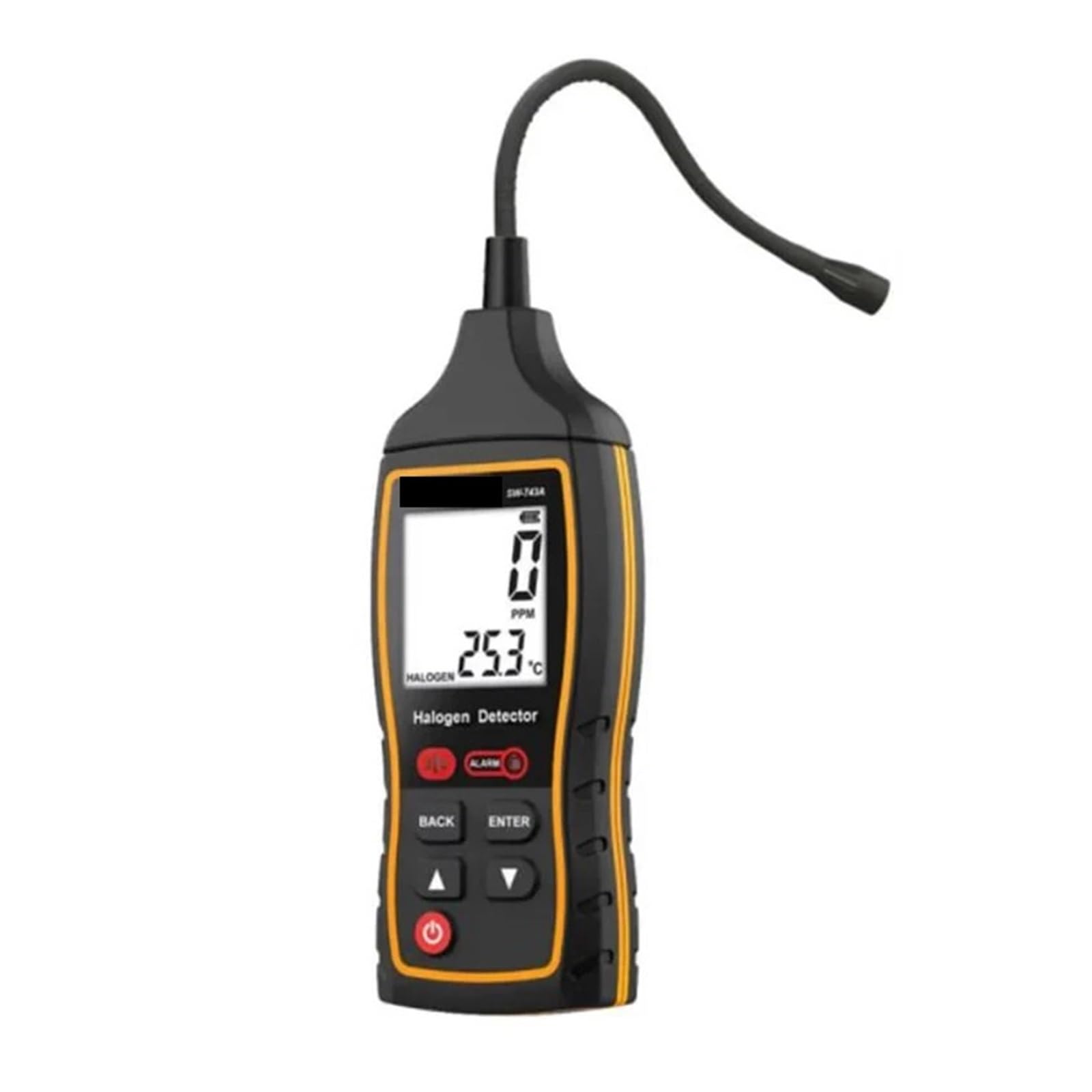 Rilevatore di Gas, SW-743A Rilevatore di perdite di alogeni Gas refrigerante Aria condizionata for auto Frigorifero Freon CFC HCFC Rilevatore di halon Misuratore